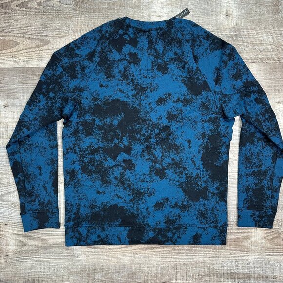 New Lululemon Sweatshirt Men Small Blue Black Camo Pullover Crewneck CIty Sweat - Picture 7 of 9